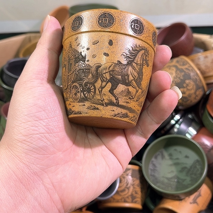 茶杯紫砂全手工紫砂主人杯