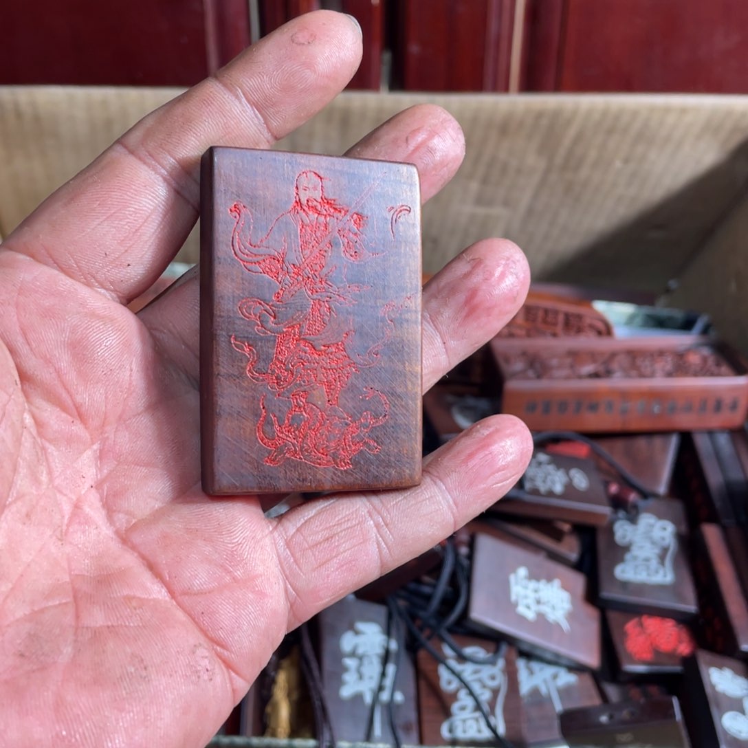 枣木雷击枣木雕刻真武