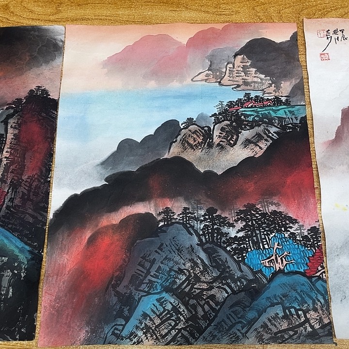姜奇老师山水作品45×34