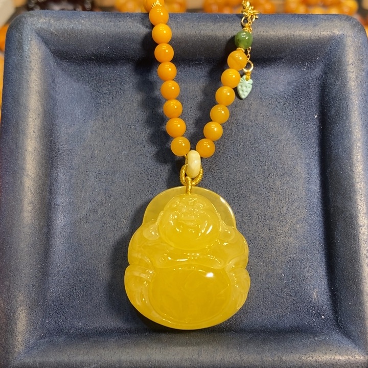 蜜蜡颈饰未镶嵌蜜蜡