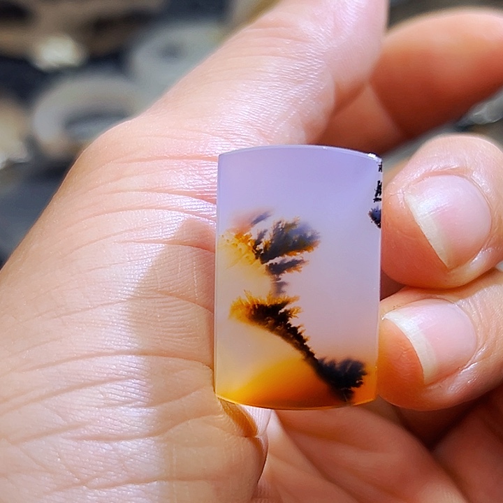 未镶嵌玛瑙/玉髓珠宝半成品