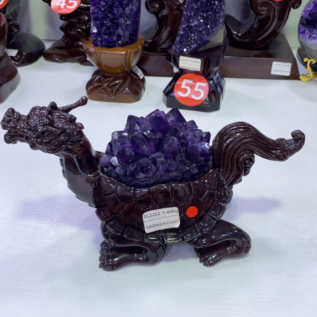 乌拉圭紫水晶摆件