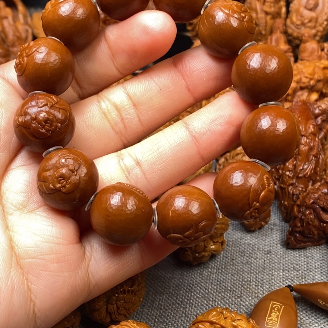 橄榄核手串/手链嘿****！核雕手串