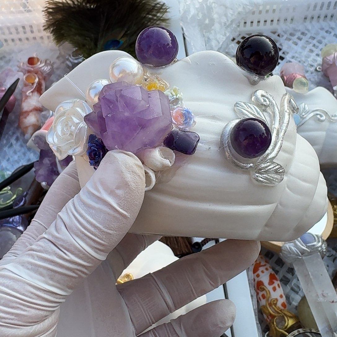 *****未镶嵌颈饰紫晶紫水晶