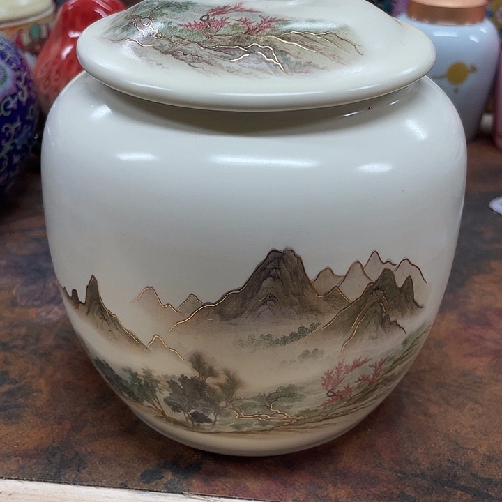 茶叶罐密封罐储物罐陶瓷罐