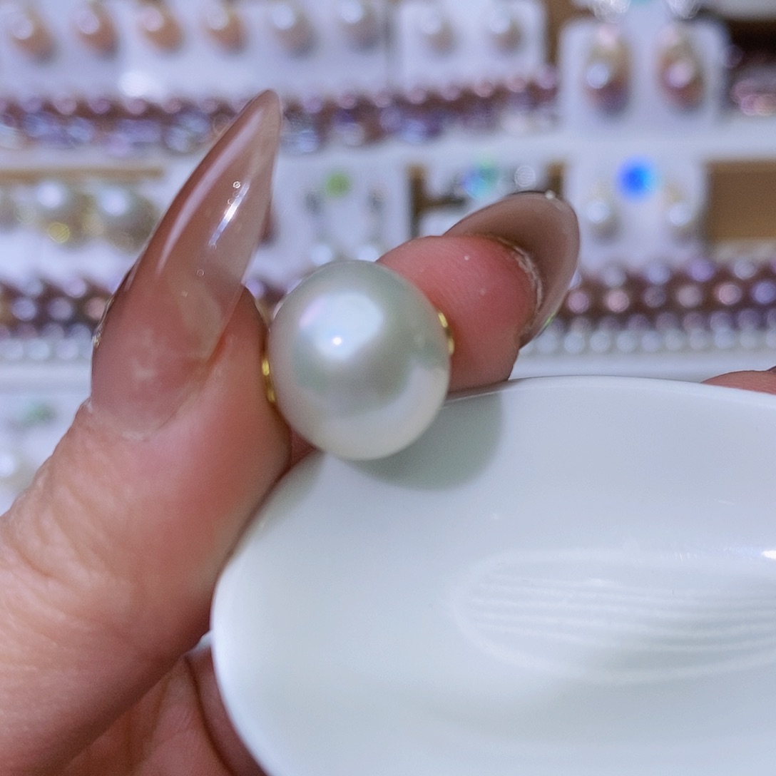 淡水珍珠颈饰银S925镶嵌