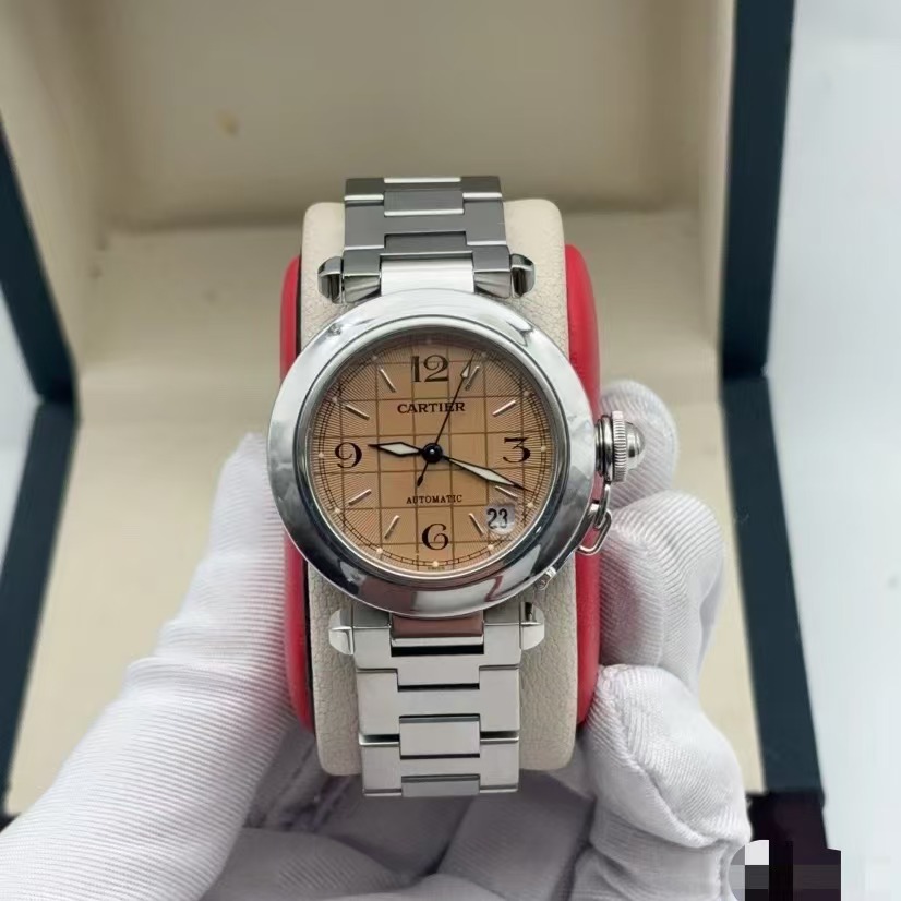 95新 Cartier/卡地亚 35.5mm 卡地亚 帕莎 自动机械 时尚 中性表