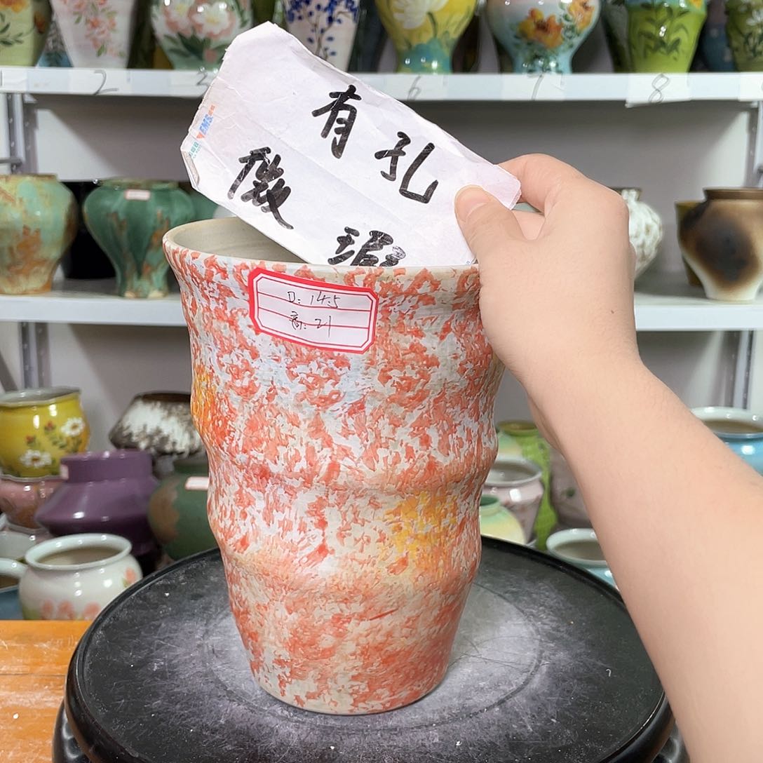 景德镇陶瓷花盆花器暇256