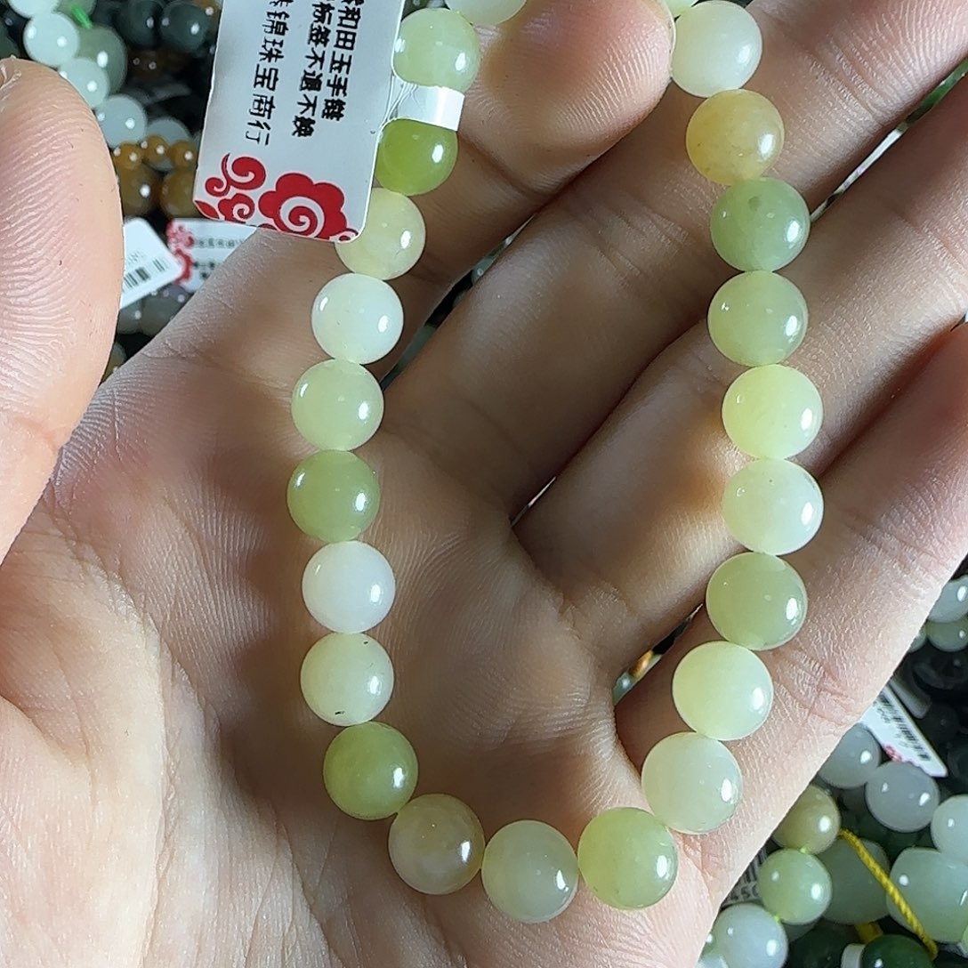 和田玉手链未镶嵌31