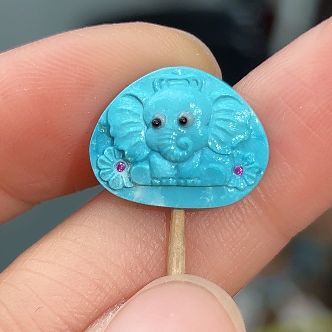 绿松石珠宝奇石未镶嵌