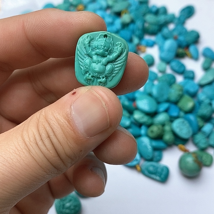 绿松石珠宝奇石未镶嵌