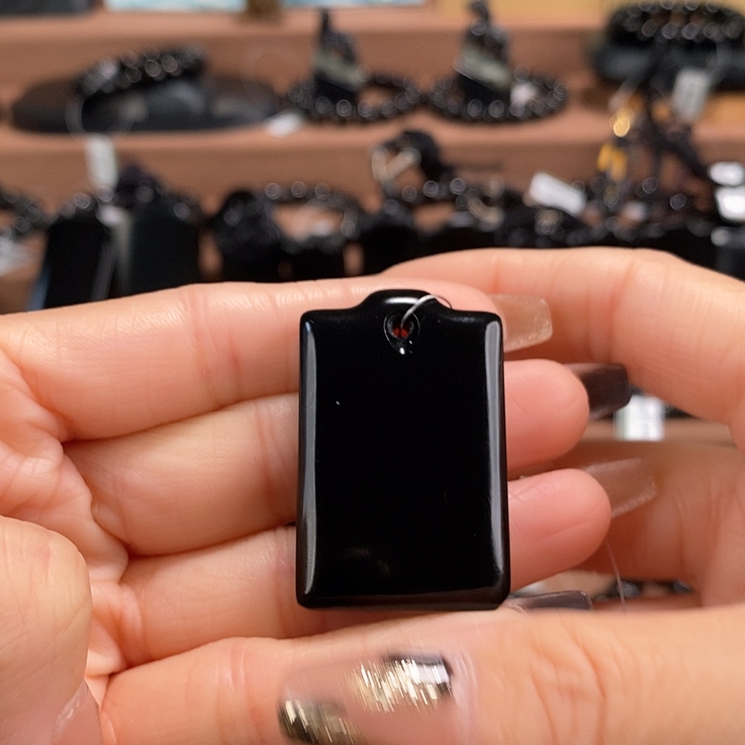 和田玉未镶嵌手链无事牌