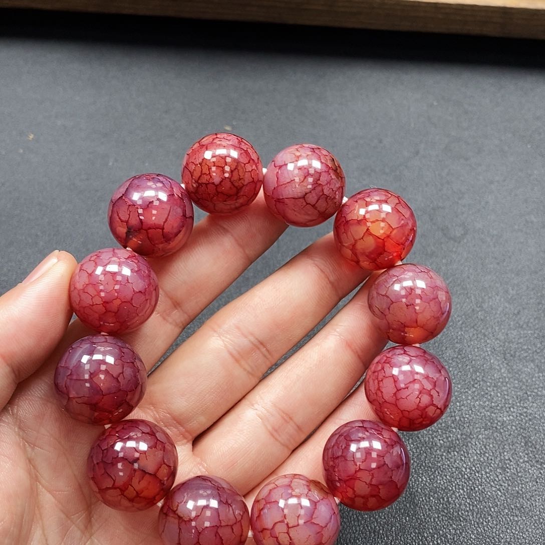 玛瑙/玉髓手链未镶嵌地精血脉卡20