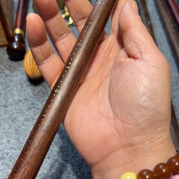 木我****了木质把玩棍手工