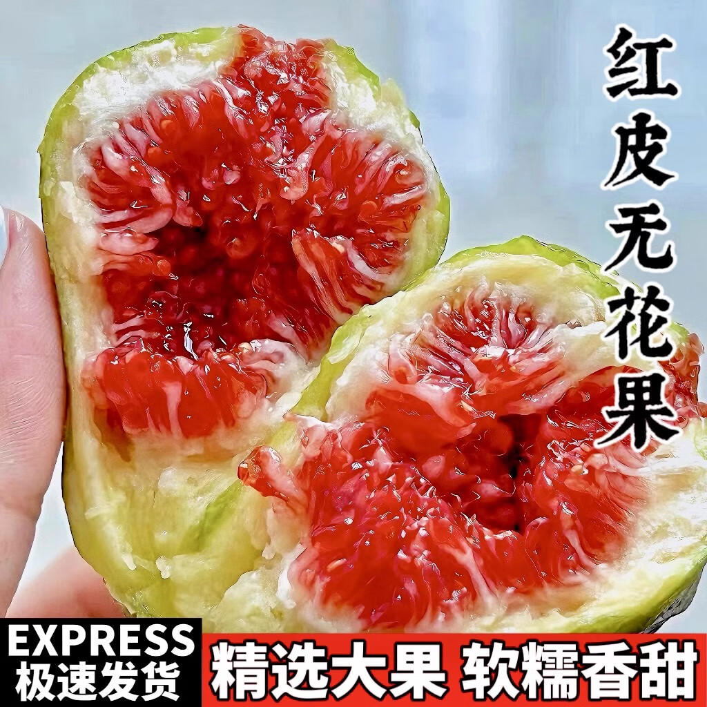 【顺丰冷链】波姬红红皮无花果新鲜应季树上熟现摘现发糖包子软糯甜