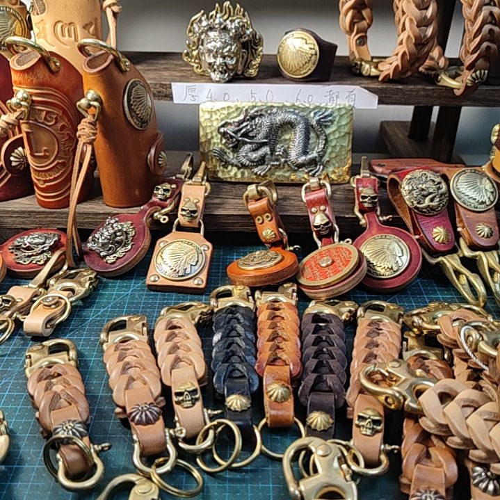 铜铁合金类龙骨钥匙链