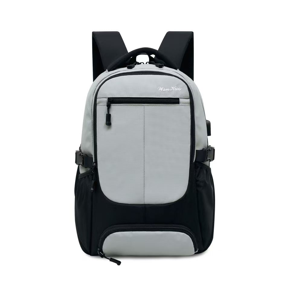 高档超轻抗震背包防水耐磨防盗透气电脑包潮流多功能双肩背 6148