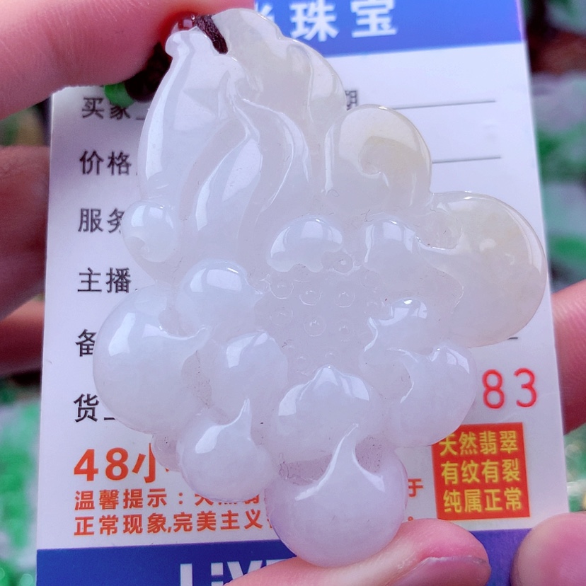 【闪购商品】翡翠颈饰未镶嵌挂件