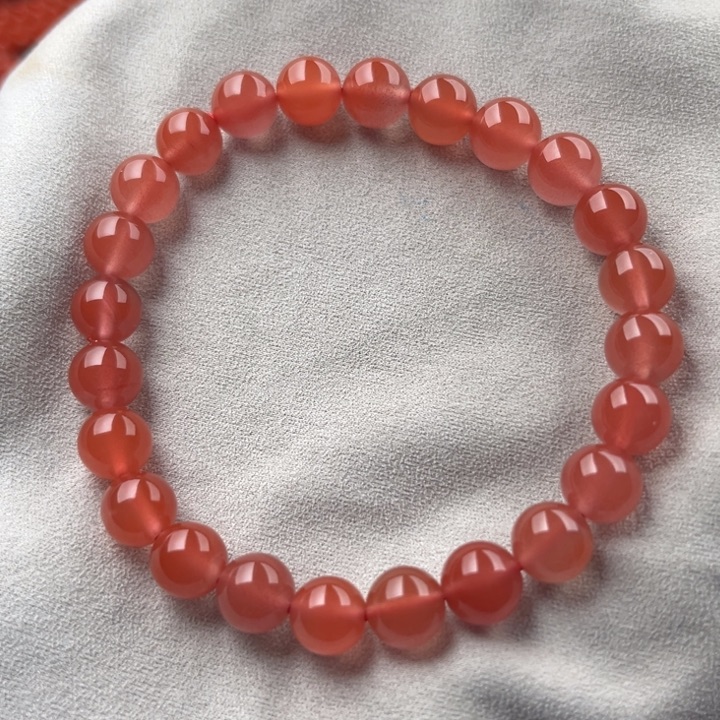 南红玛瑙手串未镶嵌