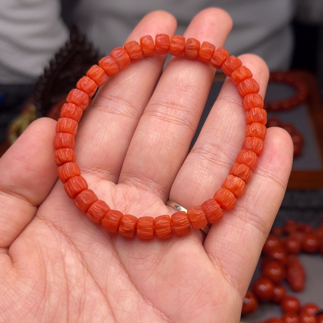 南红玛瑙配饰卡7尺寸未镶嵌