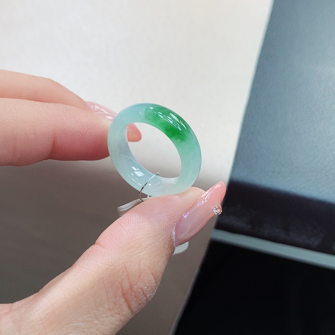 未镶嵌戒指翡翠9号