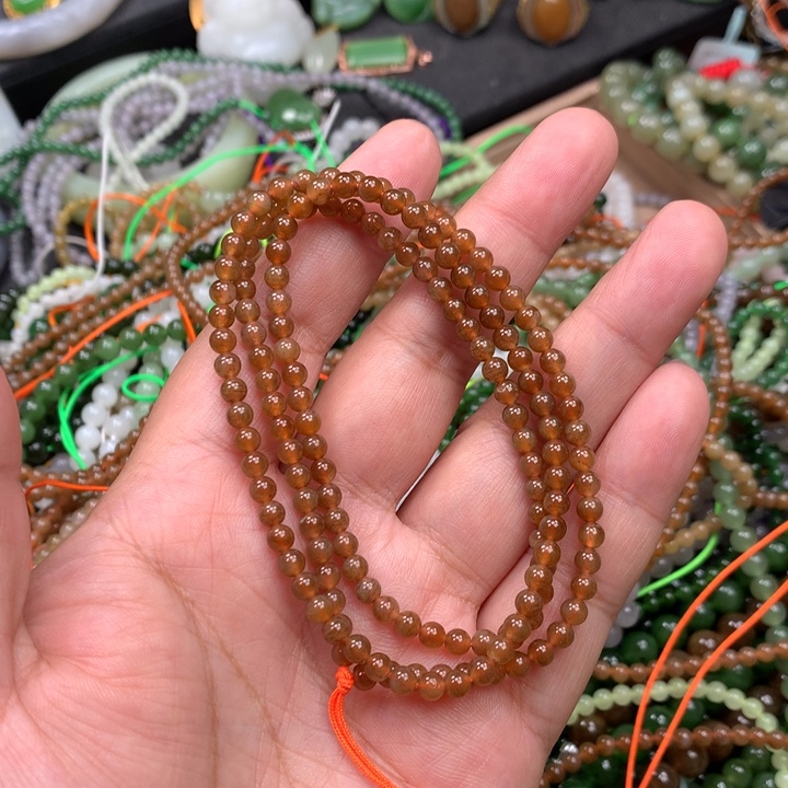 和田玉未镶嵌手链5