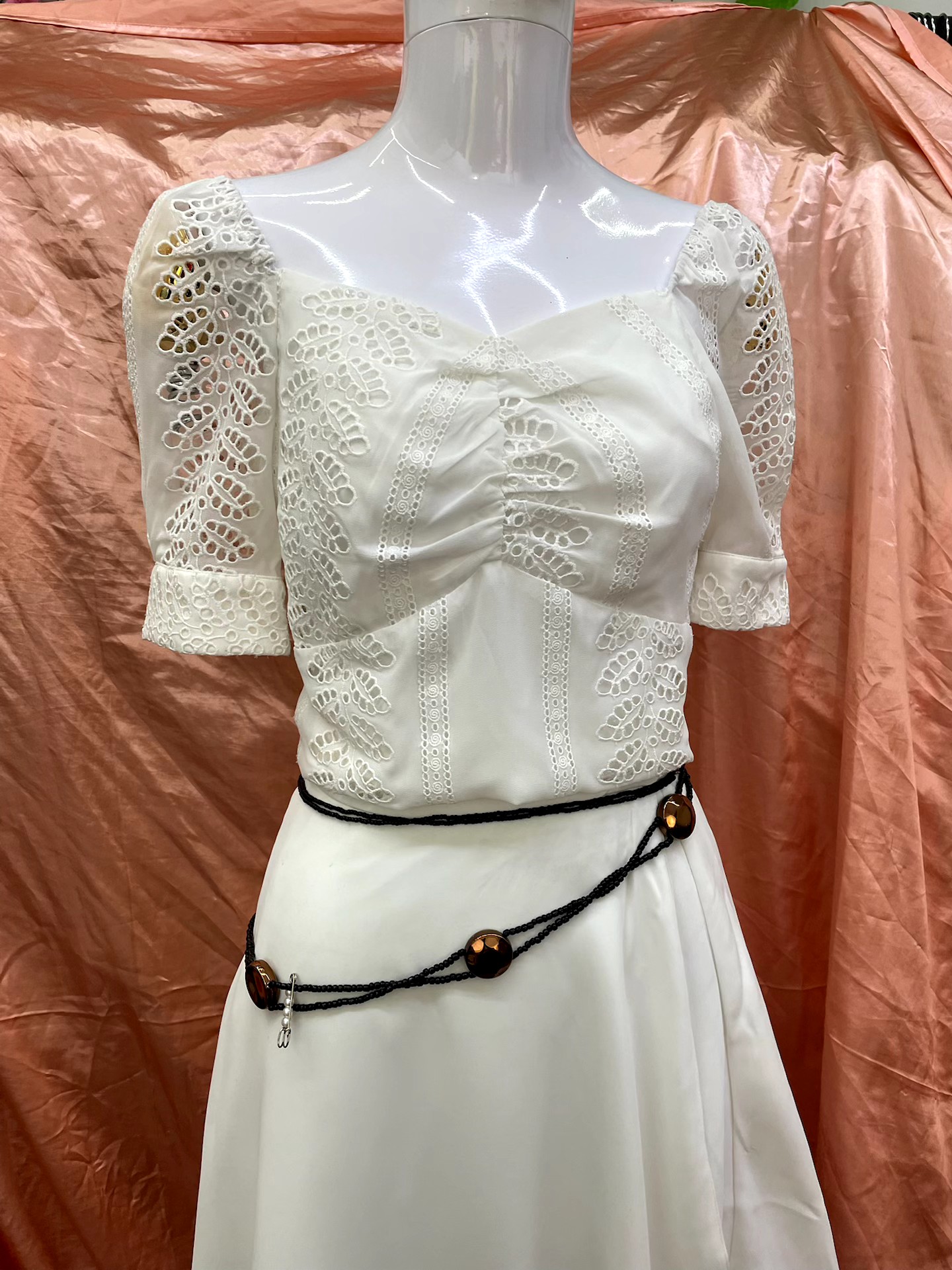 极简风贴布短袖T恤宽松均码打底时尚简约女士白色百搭纯色