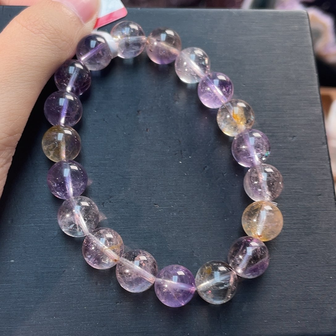 水晶未镶嵌手串超七手串 74号