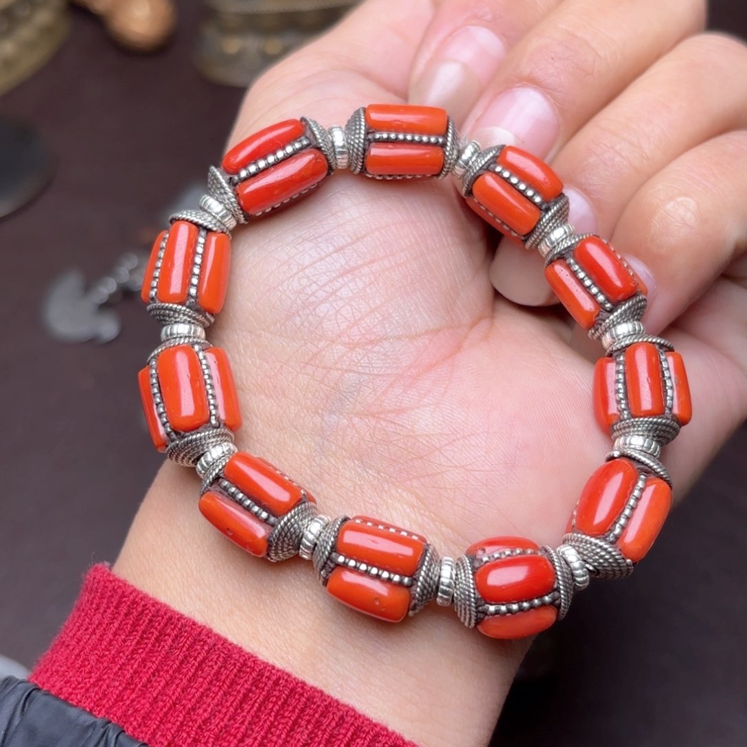 铜星月菩提吊坠项链