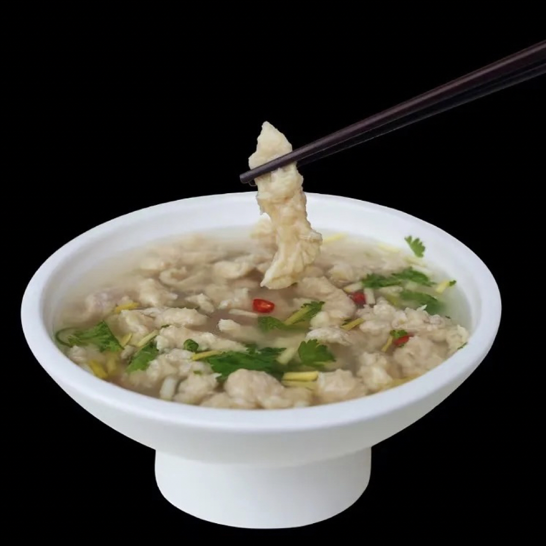 皖北特色食材鲜嫩爽滑粉鸡做汤涮火锅做砂锅