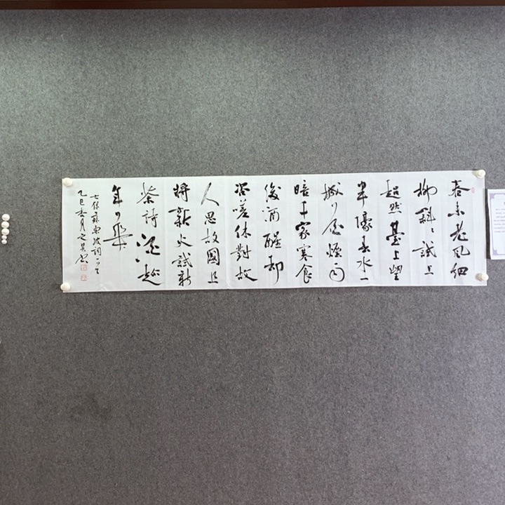 书法书法作品多次参加