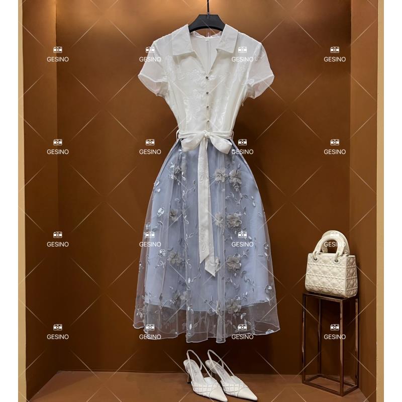 【M】春夏优雅百搭时尚中国风女装连衣裙GS-53079