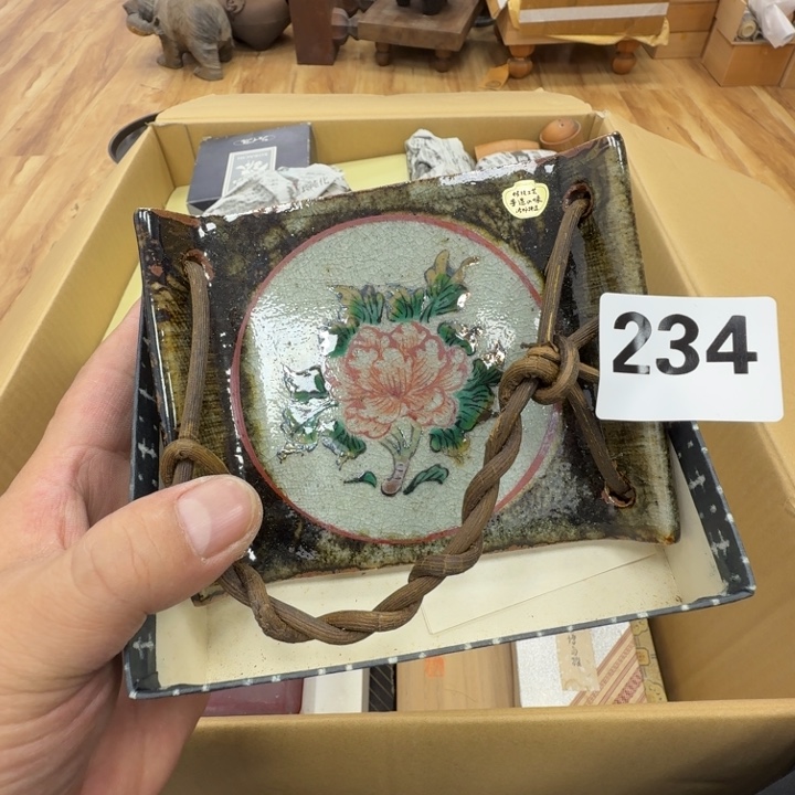 瓷片工艺品摆件瓷器摆件正能量