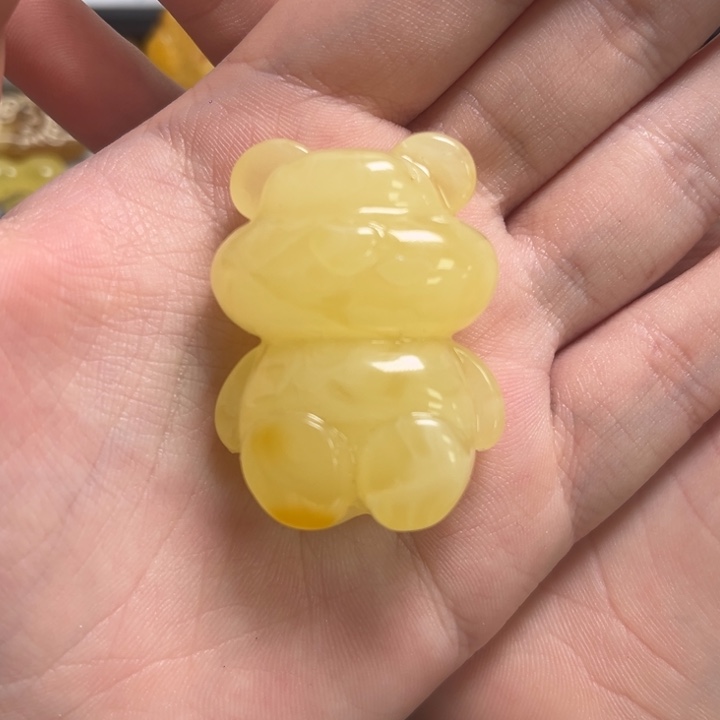 琥珀颈饰未镶嵌天然蜜蜡配件