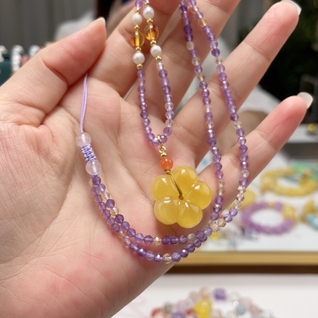 未镶嵌琥珀裸石蜜蜡吊坠