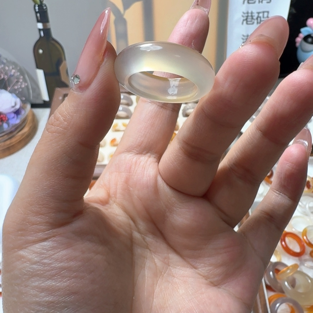 未镶嵌戒指玛瑙/玉髓571港20