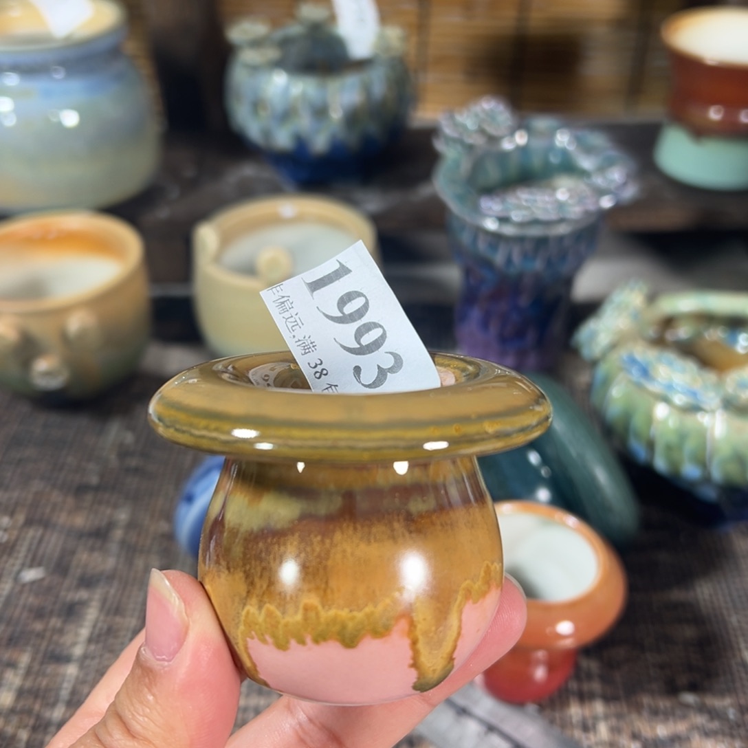 红陶景德镇手工花盆