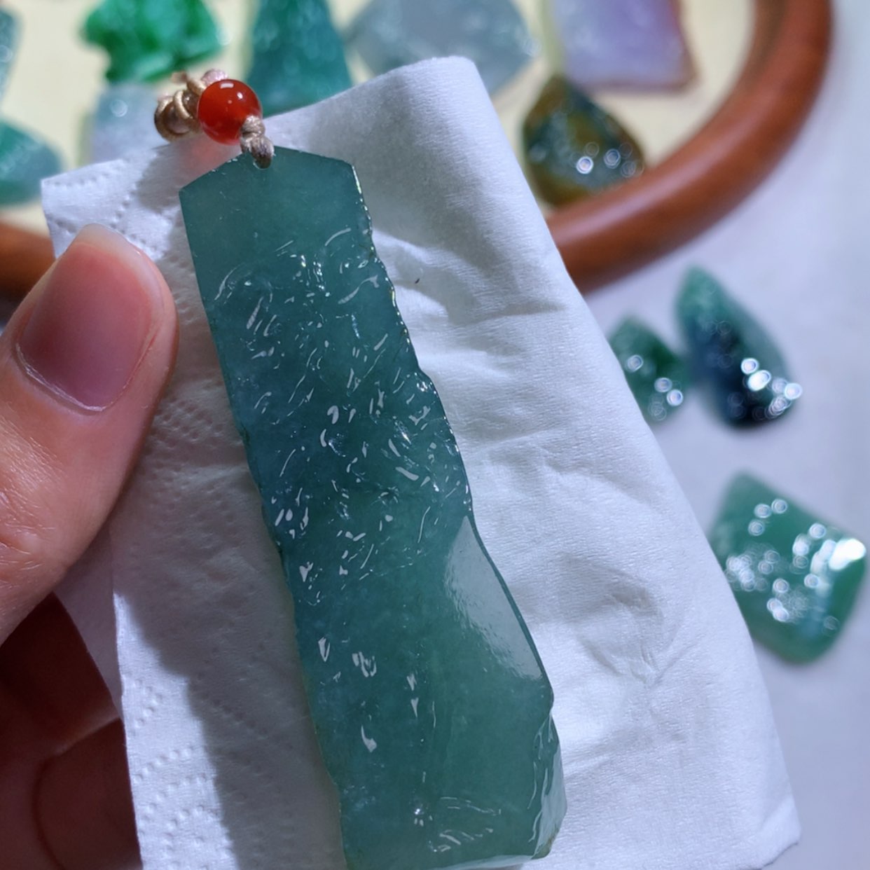 【闪购商品】翡翠吊坠(不含链)未镶嵌 7828