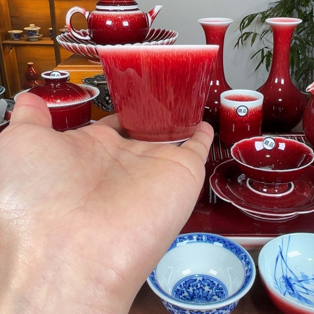 杯景德镇原矿郎红杯