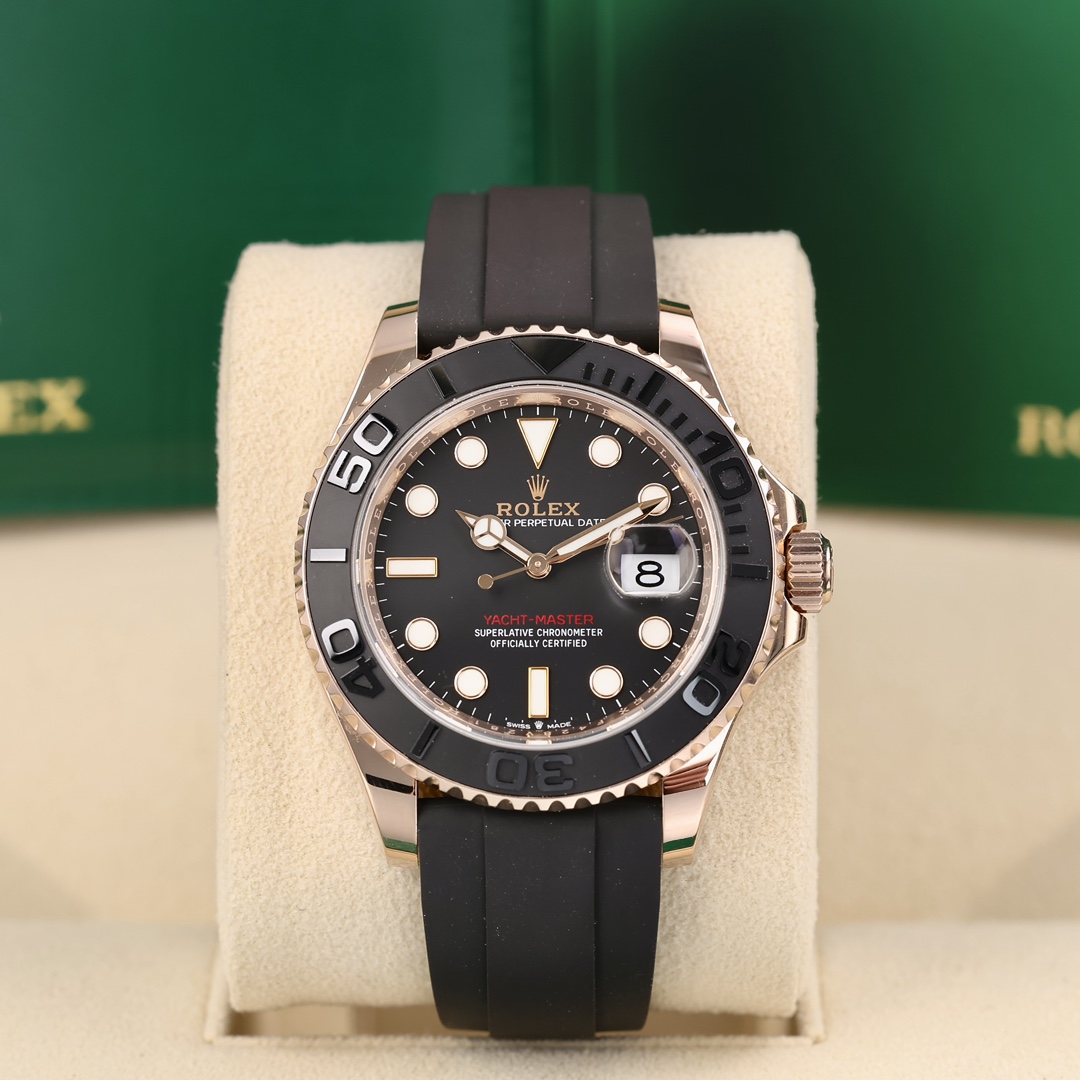 95新 Rolex/劳力士 126655 玫瑰金 40mm 自动机械 2022年5月保卡