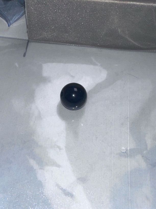 天然墨翠A货13mm珠子（打灯半透）