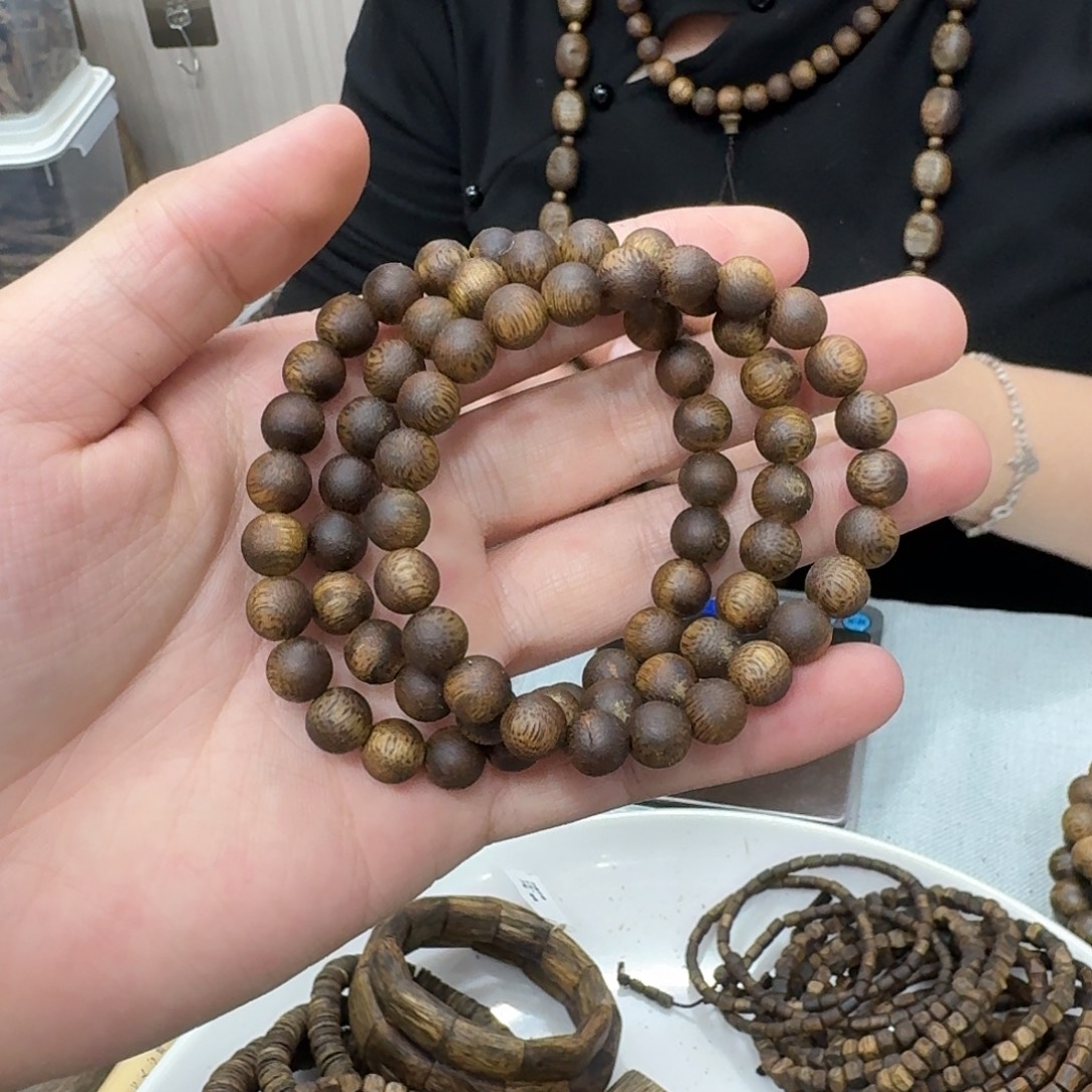 沉香碎屑沉香白棋老料单圈 8m 多样性发一