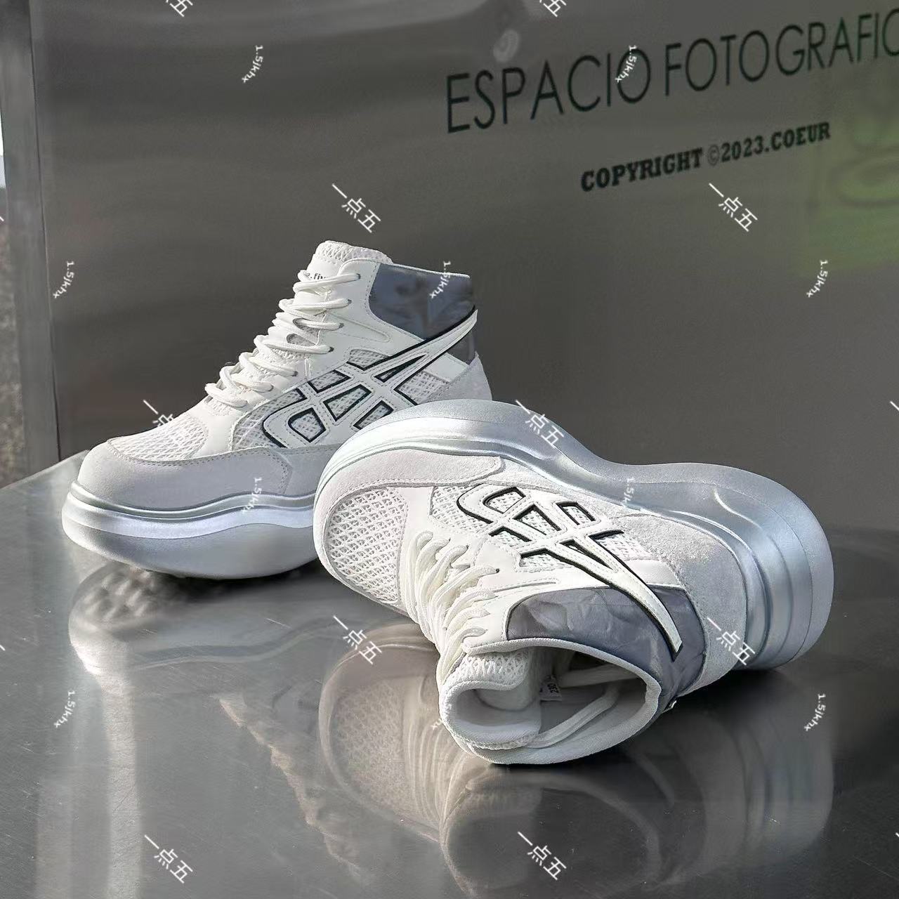 一点五隐形增高10CM女鞋夏季新款筒鞋经典百搭休闲鞋