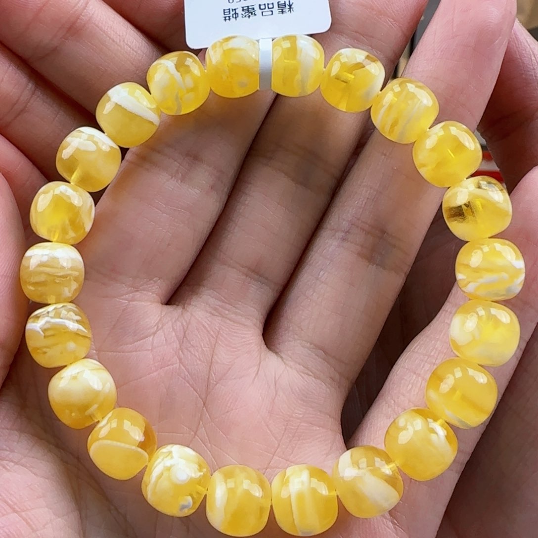 琥珀裸石未镶嵌蜜蜡