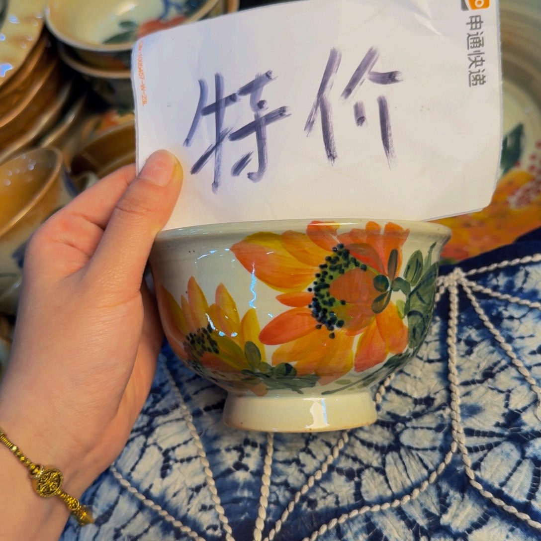 瓷片景德镇陶瓷手工手绘