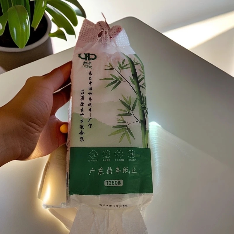 原竹吸水原木浆草本悬挂式抽纸家用竹子广宁纸巾