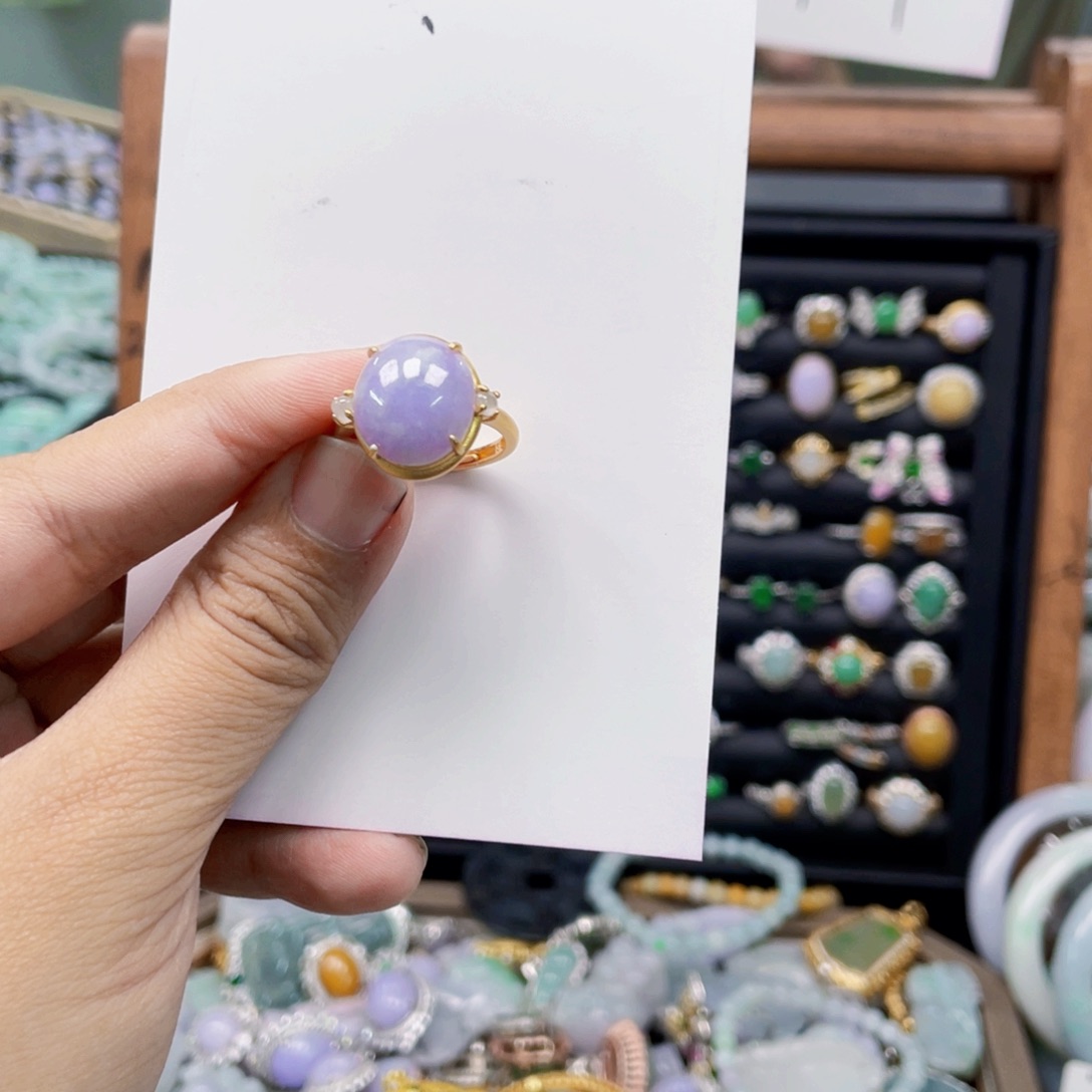 翡翠颈饰未镶嵌天然翡翠A 货