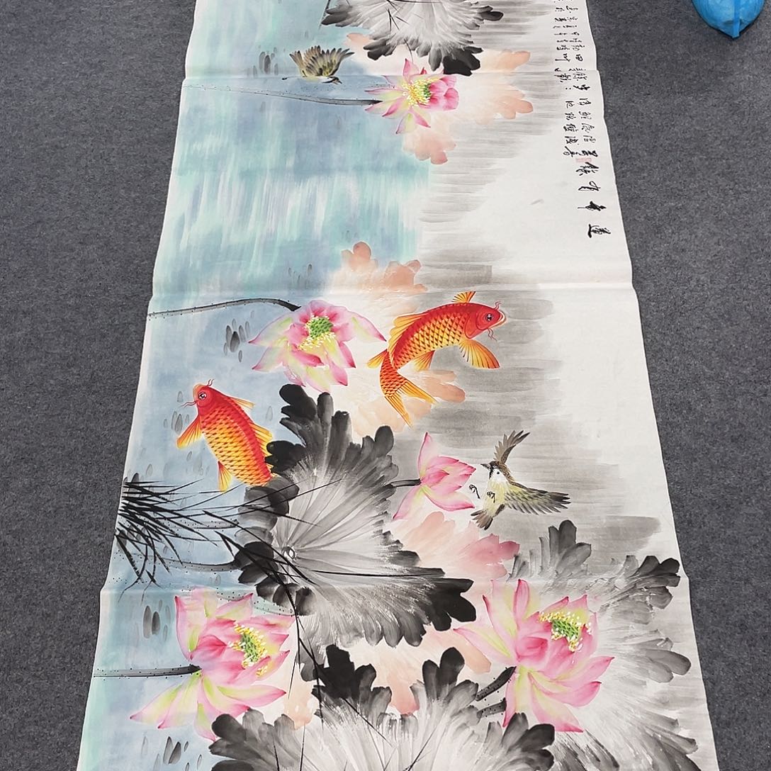 国画今天上午国画作品展示