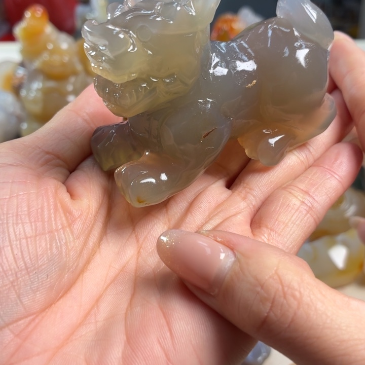 玛瑙/玉髓未镶嵌吊坠(不含链)