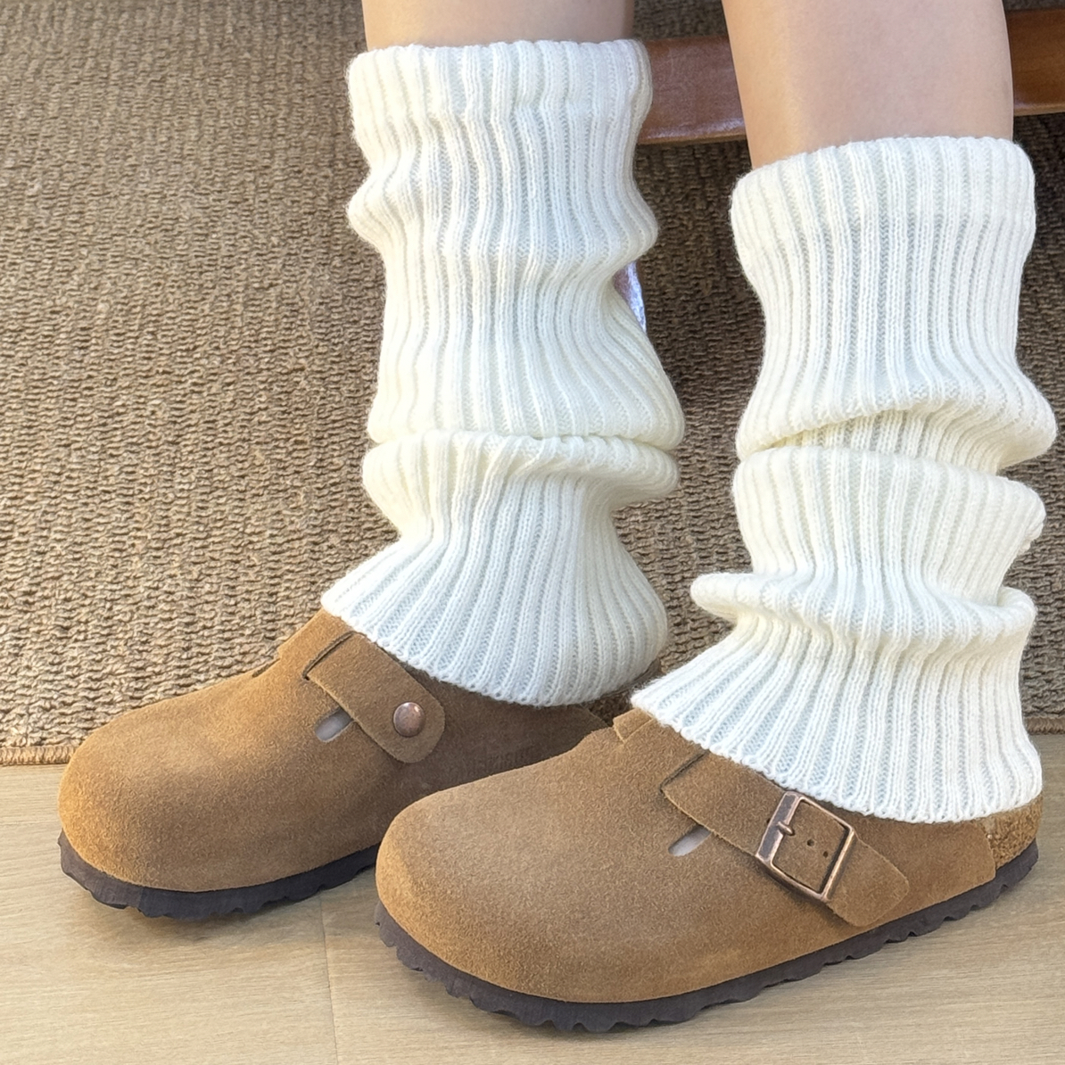 【勃肯】桑坡村牛皮包头拖鞋真皮居家外出两穿复古百搭时尚